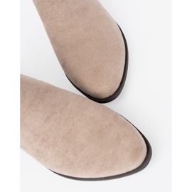 Seastar Botines beige con recortes 1