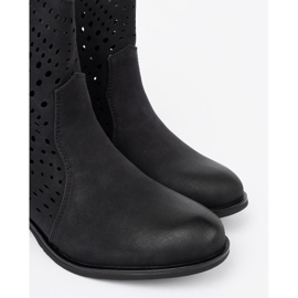 Seastar Botas negras abiertas negro 1