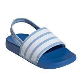 Adidas Adilette Estrap JR JR5332 Sandalias azul 1 Adidas Adilette Estrap JR JR5332 Sandalias azul 1
