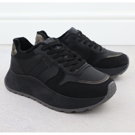 Zapatos aislados en la plataforma Black Big Star SS274007 2