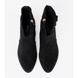 Seastar Botas negras botas de vaquero de gamuza negro 4