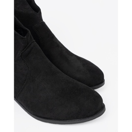Seastar Botas negras botas de vaquero de gamuza negro 5