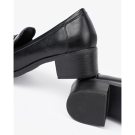 Shelvt Zapatos de mujeres negras con una elegante hebilla negro 1