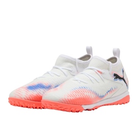 Puma Future 8 Match TT + Mid JR 108616 01 Zapatos de fútbol blanco 1
