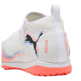 Puma Future 8 Match TT + Mid JR 108616 01 Zapatos de fútbol blanco 2