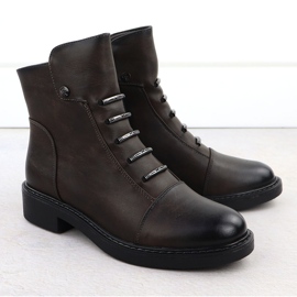 Botas de mujer aisladas Jezzi Brown ASA252-5 marrón 2