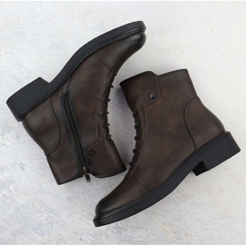 Botas de mujer aisladas Jezzi Brown ASA252-5 marrón 3