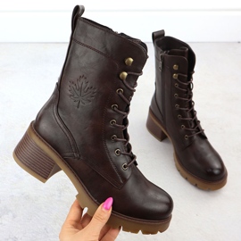 Botas para mujeres en el Brown Vinceza 89136 1