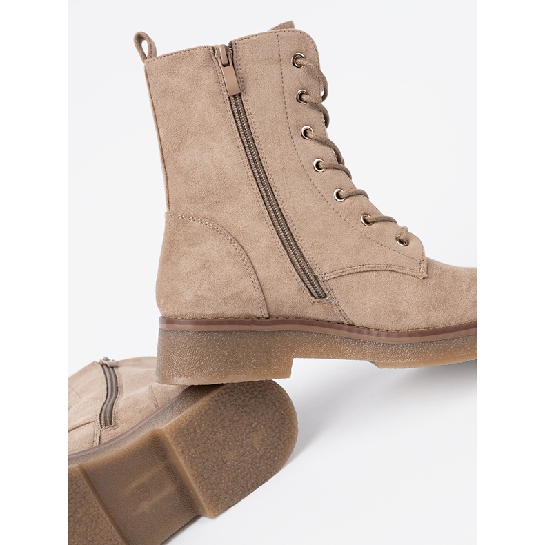 Shelvt Trabajadores beige elegantes con nariz redonda 1