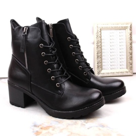 Potocki W WOL177A Botines de tacón y plataforma, negro 10