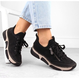 Zapatos Rieker W 45973-00 negro 24