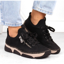 Zapatos Rieker W 45973-00 negro 26