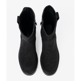 Shelvt Botines elegantes con una suela gruesa y negra negro 3