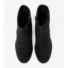 Shelvt Botines negros de ante 4