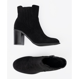 Shelvt Botines negros de ante 5