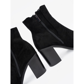 Shelvt Botines negros de ante 2