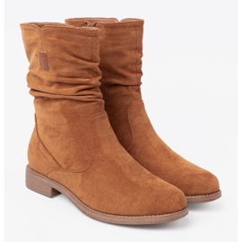 Shelvt Botas de caramelo con una parte superior arrugada 2