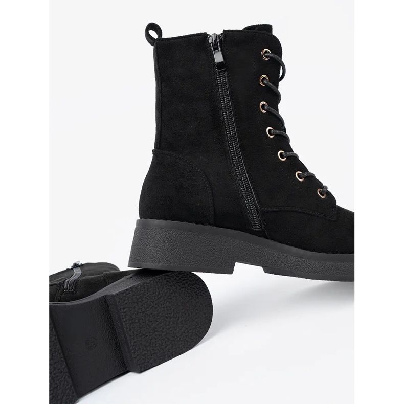 Shelvt Cómodos trabajadores negros en una suela plana 2