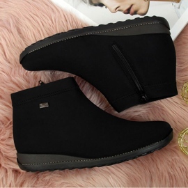 Botas para mujeres aisladas Rieker aisladas en 98251-00 negro 16