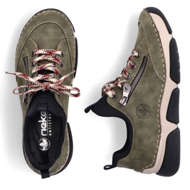 Cómodos zapatos Rieker W RKR610 verde 14