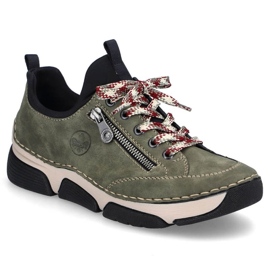Cómodos zapatos Rieker W RKR610 verde 17