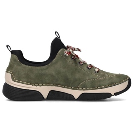 Cómodos zapatos Rieker W RKR610 verde 18