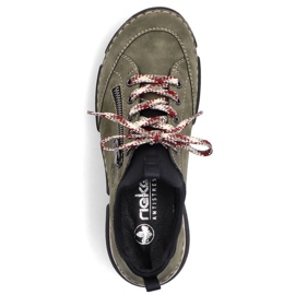 Cómodos zapatos Rieker W RKR610 verde 20
