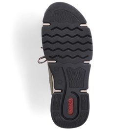 Cómodos zapatos Rieker W RKR610 verde 21