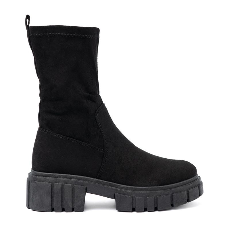 Botines de mujer Shelovet de ante negro 2