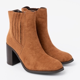 Shelvt Botas de caramelo en el poste de gamuza ecológica 4
