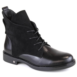 Botines de tacón plano con aislamiento Potocki W WOL88C, negro 13