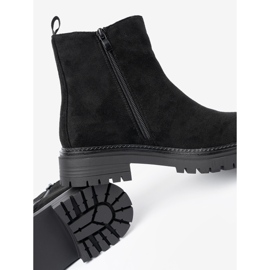 Shelvt Botas negras clásicas en una suela gruesa negro 1