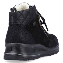 Botas impermeables con aislamiento de cuero Rieker W RKR567 negro 26