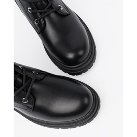 Shelvt Bolsas de cordones negros con decoración de metal 6