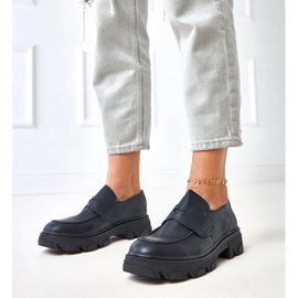 Mocasins de mujeres negras Kirna negro 1