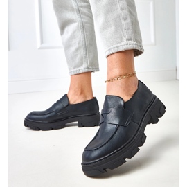 Mocasins de mujeres negras Kirna negro 2