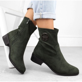 Boots de ante Jezzi en ASA198-28 JEZ432B verde 1