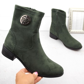 Boots de ante Jezzi en ASA198-28 JEZ432B verde 4