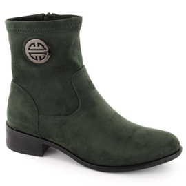 Boots de ante Jezzi en ASA198-28 JEZ432B verde 7