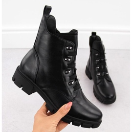 M.Daszyński Boots trabajadores aislados M. Daszyński en MR23123 SAN46 negro 1