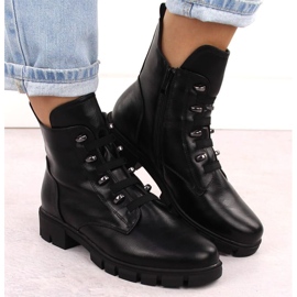 M.Daszyński Boots trabajadores aislados M. Daszyński en MR23123 SAN46 negro 10