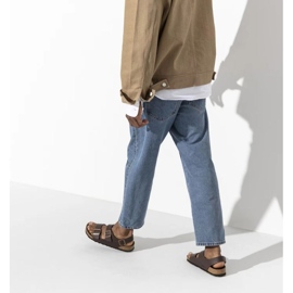 Sandalias masculinas Birkenstock Milano BS 0034701 Brown marrón 12