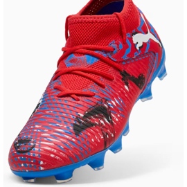 Puma Future 8 Playmakers Jr FG/AG 108750-01 Zapatos rojo 4