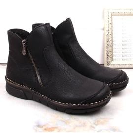 Botas cómodas con aislamiento Rieker W RKR612 negro 21