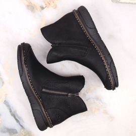 Botas cómodas con aislamiento Rieker W RKR612 negro 23