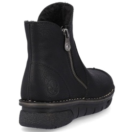 Botas cómodas con aislamiento Rieker W RKR612 negro 28