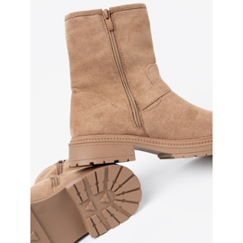Shelvt Botas de caramelo con abrazaderas de oro decorativas 1