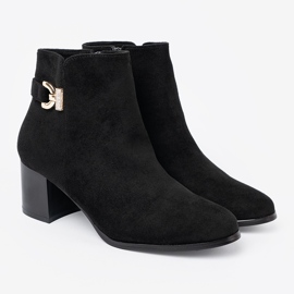 Shelvt Botas negras elegantes con una elegante decoración negro 2