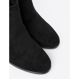 Shelvt Botas negras elegantes con una elegante decoración negro 5