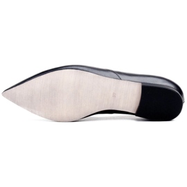 Marco Shoes Ballerinas de mujeres negras Marco 1285 con un corte negro 3